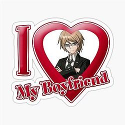 Danganronpa Byakuya Togami I Love My Boyfriend Sticker