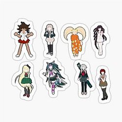 Danganronpa 2 Girls Stickers