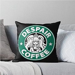 Despair Danganronpa Coffee Throw Pillow
