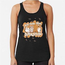 Danganronpa Four Dark Revenger of Destruction Racerback Tank Top
