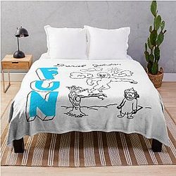 Daniel Johnston Fun Throw Blanket
