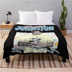 90s Style Aesthetic Daniel Johnson Design Throw Blanket