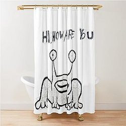 Daniel Johnston Hi How Are You in Austin Tx Shower Curtain