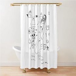 Daniel Johnston Shower Curtain