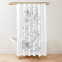 Daniel Johnston Shower Curtain