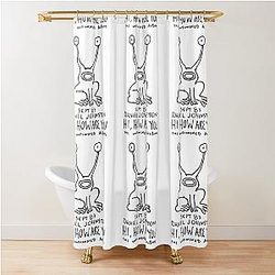 DANIEL JOHNSTON September 1983 Shower Curtain