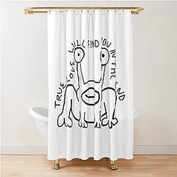 Daniel Johnston Awesome Shower Curtain