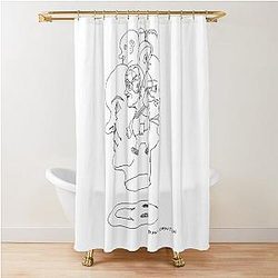 Funny Gifts Among Us Daniel Johnston Shower Curtain