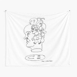 Funny Gifts Among Us Daniel Johnston Tapestry