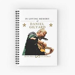 In memory of Daniel Johnston Spiral Notebook