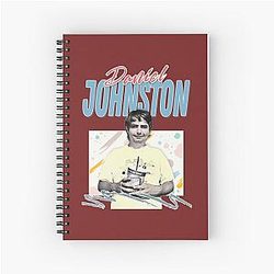 90s Style Aesthetic Daniel Johnston Design Spiral Notebook
