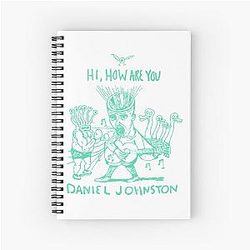 The Devil and Daniel Johnston Spiral Notebook