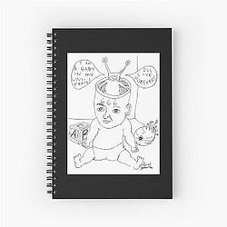 Daniel Johnston Spiral Notebook