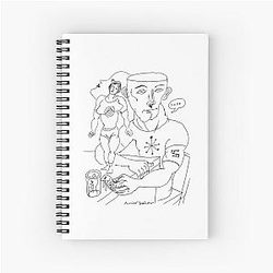 Daniel Johnston Spiral Notebook