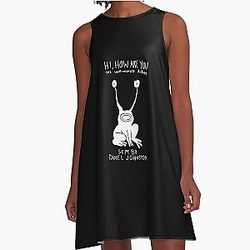 Hi How Are You Daniel Johnston A-Line Dress