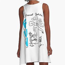 Daniel Johnston Fun A-Line Dress