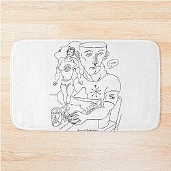 Daniel Johnston Funny Bath Mat