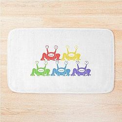 Daniel Johnston Frog Character Funny Bath Mat