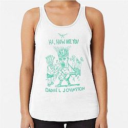 The Devil and Daniel Johnston Hi Racerback Tank Top