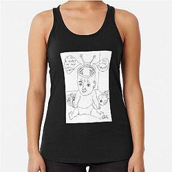 Daniel Johnston Racerback Tank Top