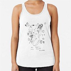 Daniel Johnston Racerback Tank Top