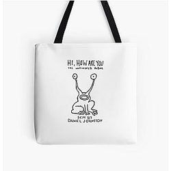 DANIEL JOHNSTON September 83 All Over Print Tote Bag