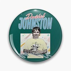90s Style Aesthetic Daniel Johnston Tribute Design Pin