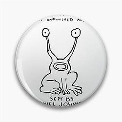 Daniel Johnston Frog Pin
