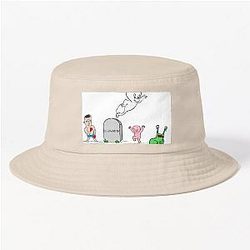 Daniel Johnston art live concert poster Bucket Hat