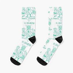 The Devil and Daniel Johnston Hi How Are You Socks