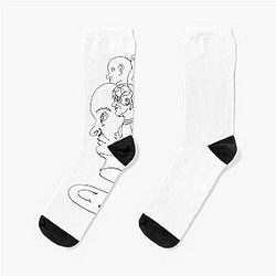 Funny Gifts Among Us Daniel Johnston Socks