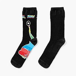 Hi How Are You Daniel Johnston Tribute Socks