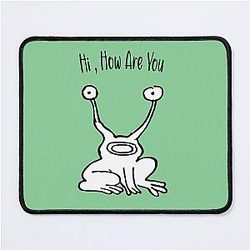 Hi How Are You Daniel Johnston Mouse Pad