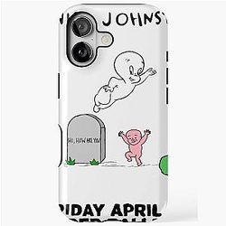 Daniel Johnston art live concert poster iPhone Tough Case