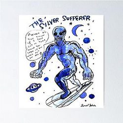 The Silver Sufferer Daniel Johnston Poster
