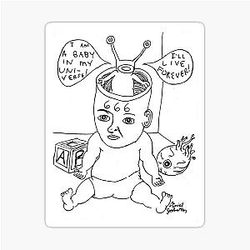 Daniel Johnston Sticker