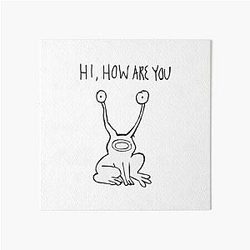 Hi How Are You Daniel Johnston Art Print