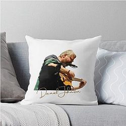Rip Daniel Johnston Throw Pillow became  Rip Daniel Johnston pillow