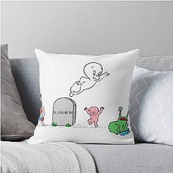 Daniel Johnston art live concert Throw Pillow