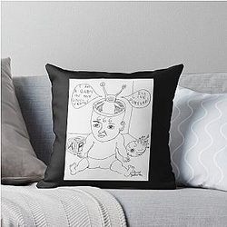 Daniel Johnston Drawing Pillow
