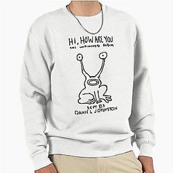 Best Selling Hi How Are You by Daniel Johnston Merchandise Pullover Sweatshirt