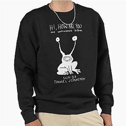 Hi How Are You Daniel Johnston Pullover Sweatshirt