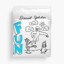 Daniel Johnston Fun Duvet Cover
