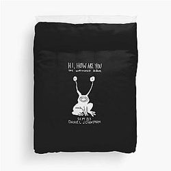 Hi How Are You Daniel Johnston Poster Duvet Cover