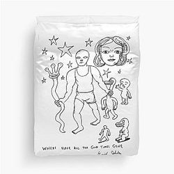 Daniel Johnston Hi Are You Ok Duvet Cover becomes: 

Daniel Johnston: Hi Are You Okay Duvet Cover
