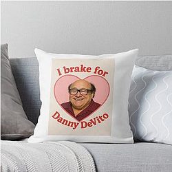 I brake for Danny Devito Happy Birthday Christmas Weird Throw Pillow
