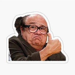 Danny DeVito Thumbs Up Sticker