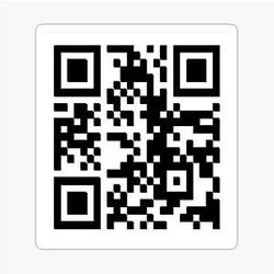 Danny Devito picture qr code sticker