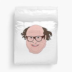 Danny Devito Funny Cartoon Duvet Cover