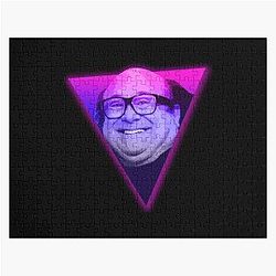 Danny Devito Vapor Wave Jigsaw Puzzle